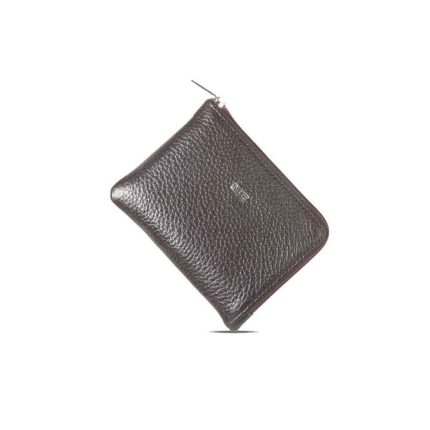 Guard Fermuarlı İnce Kahverengi Unisex Deri Cüzdan - Guard 2204
