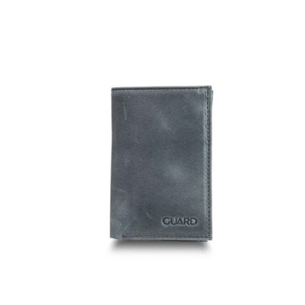 Guard Antik Siyah İnce Mini Deri Erkek Cüzdanı - Guard 872