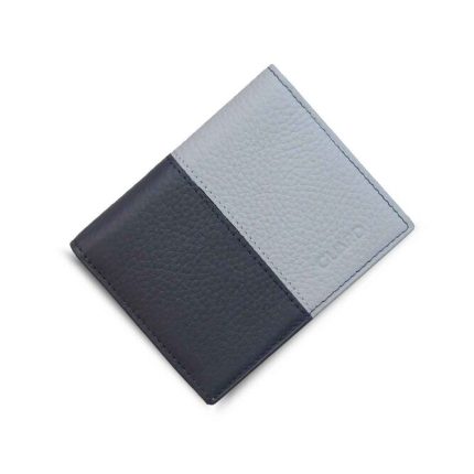 Guard Mat Lacivert/Gri Deri Erkek Cüzdan - Guard