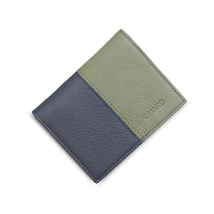 Guard Mat Haki Yeşil - Lacivert Deri Erkek Cüzdan - Guard 1334