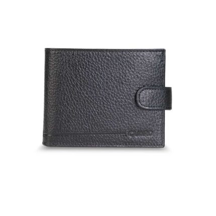 Guard Patlı Yatay Siyah Hakiki Deri Erkek Cüzdanı - Guard 31P