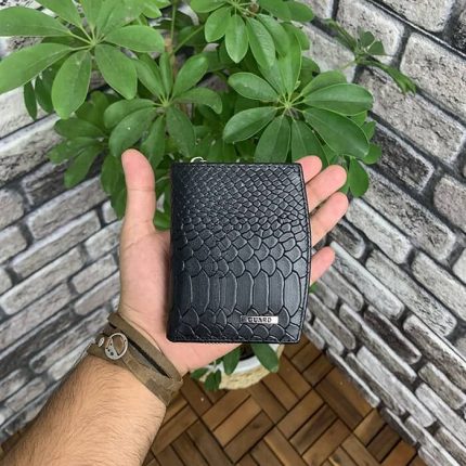 Guard Piton Baskı Siyah Kadın Cüzdan - Guard 219