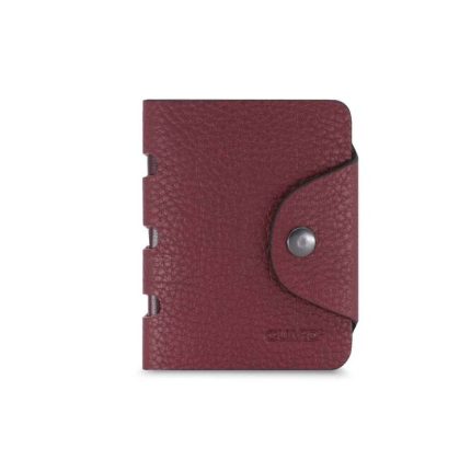 Guard Patlı Spor Bordo Deri Dikey Erkek Cüzdanı - Guard 776